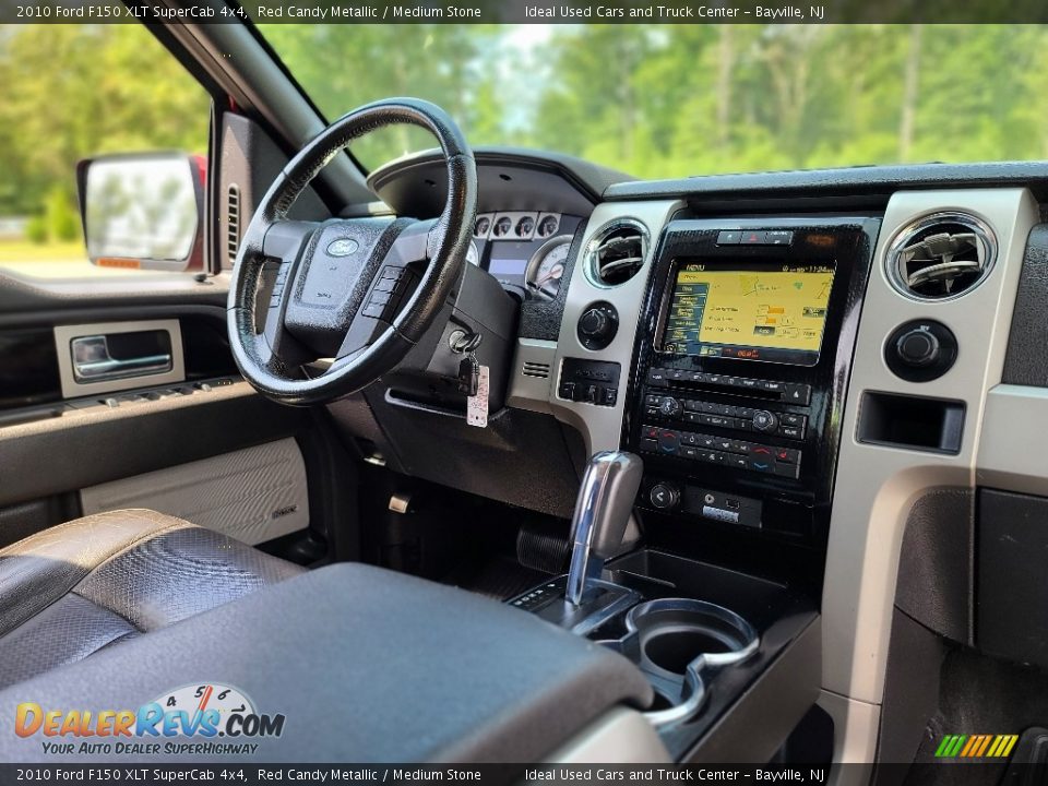 2010 Ford F150 XLT SuperCab 4x4 Red Candy Metallic / Medium Stone Photo #11