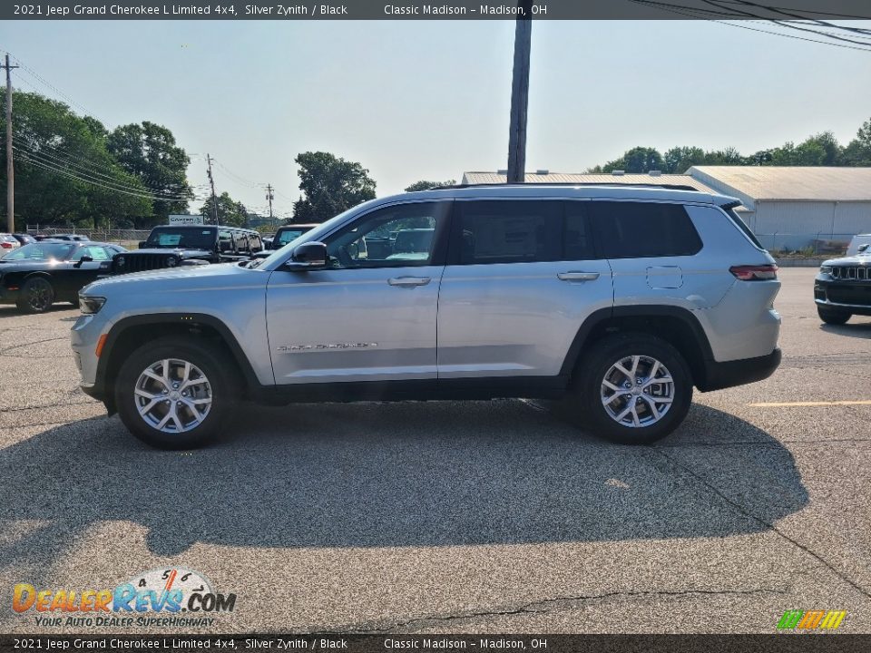 2021 Jeep Grand Cherokee L Limited 4x4 Silver Zynith / Black Photo #3