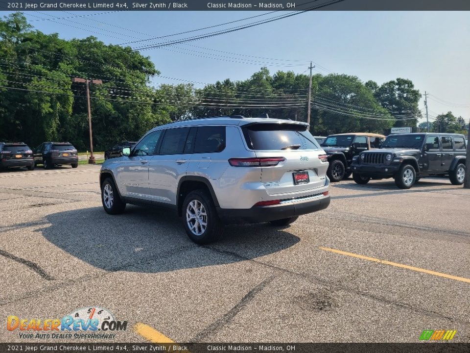2021 Jeep Grand Cherokee L Limited 4x4 Silver Zynith / Black Photo #4