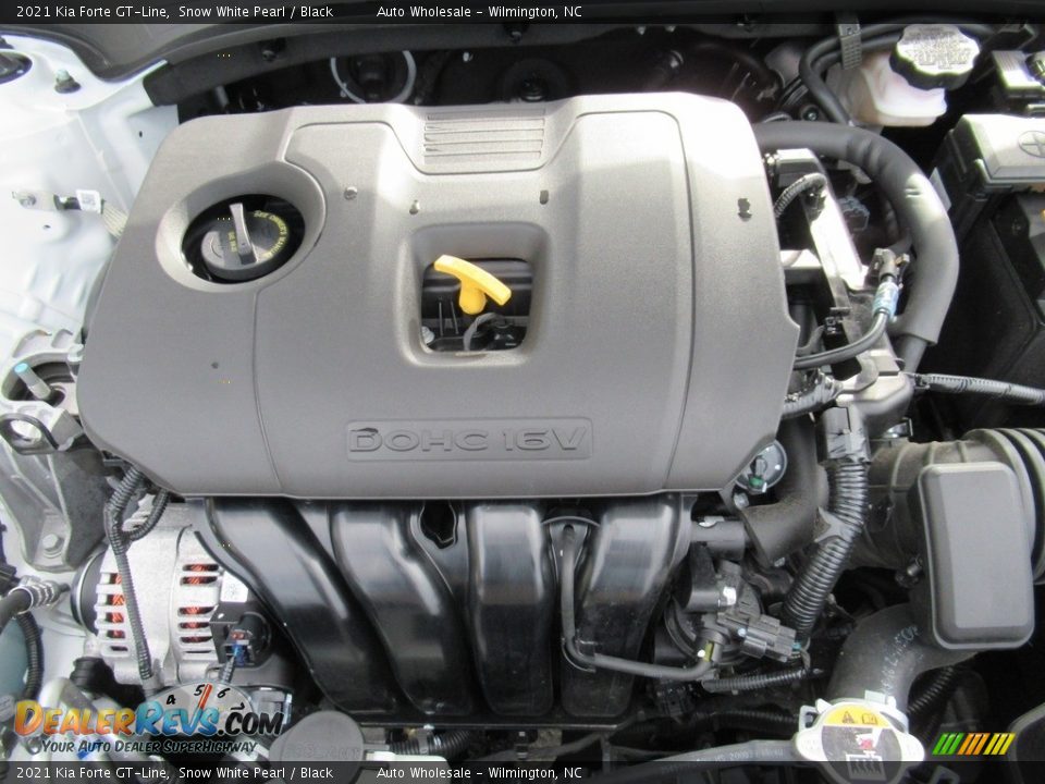 2021 Kia Forte GT-Line Snow White Pearl / Black Photo #6