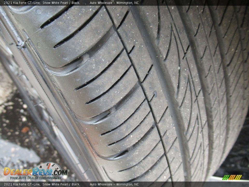 2021 Kia Forte GT-Line Snow White Pearl / Black Photo #8