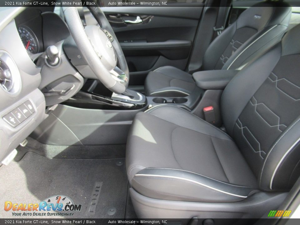 2021 Kia Forte GT-Line Snow White Pearl / Black Photo #10