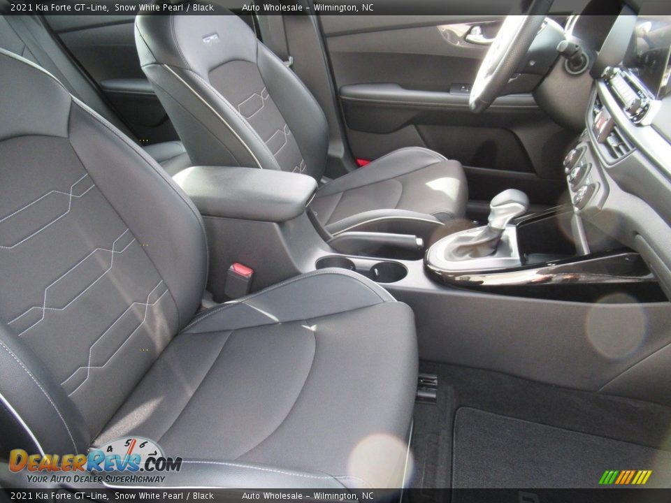 2021 Kia Forte GT-Line Snow White Pearl / Black Photo #13