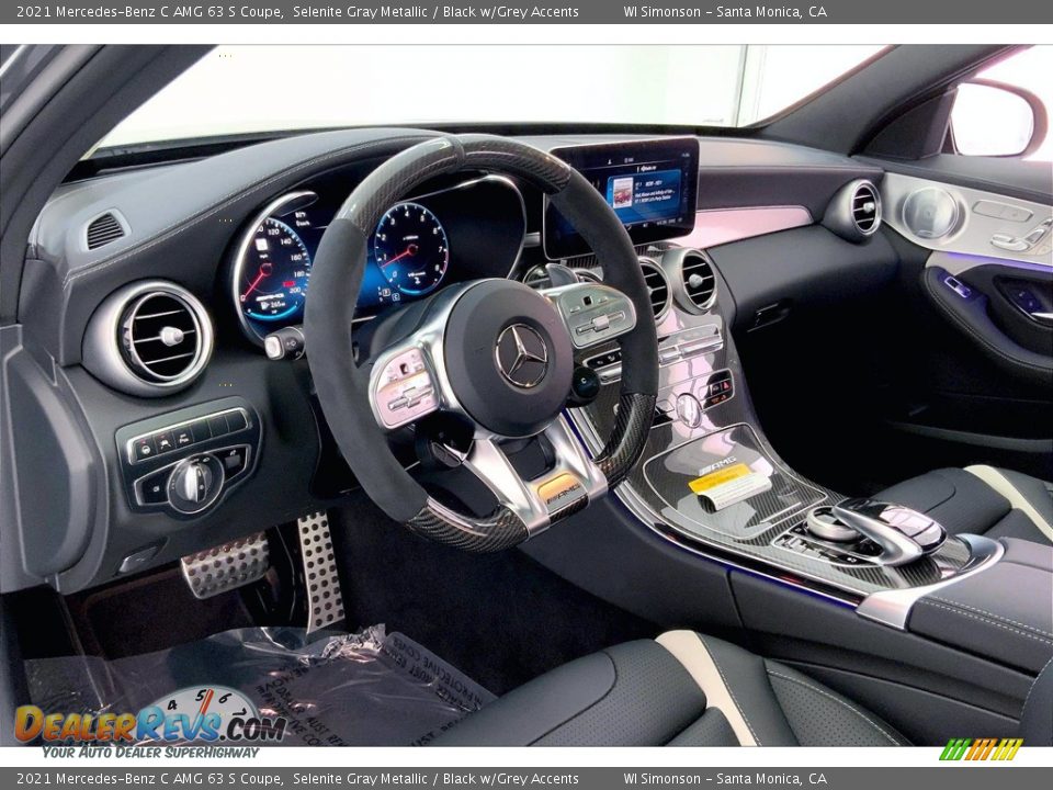 Dashboard of 2021 Mercedes-Benz C AMG 63 S Coupe Photo #4