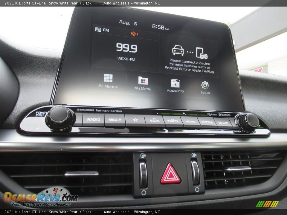 2021 Kia Forte GT-Line Snow White Pearl / Black Photo #17