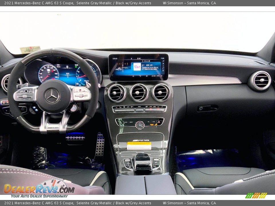 Dashboard of 2021 Mercedes-Benz C AMG 63 S Coupe Photo #6