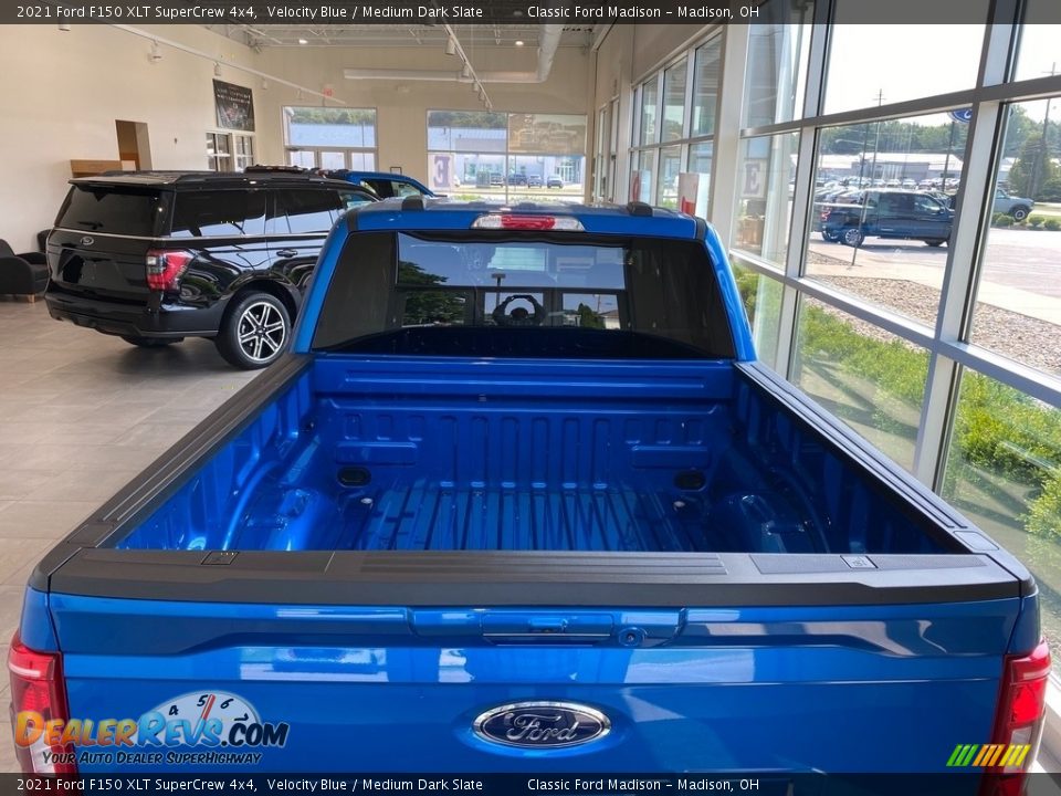 2021 Ford F150 XLT SuperCrew 4x4 Velocity Blue / Medium Dark Slate Photo #4