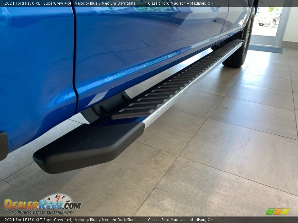 2021 Ford F150 XLT SuperCrew 4x4 Velocity Blue / Medium Dark Slate Photo #9