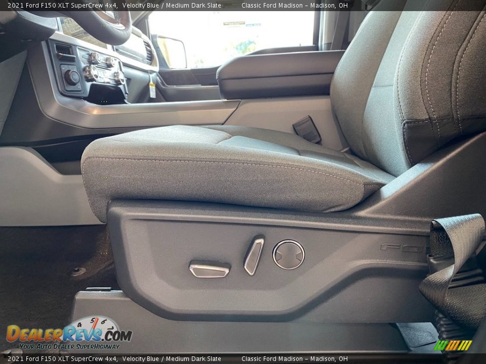 Front Seat of 2021 Ford F150 XLT SuperCrew 4x4 Photo #14