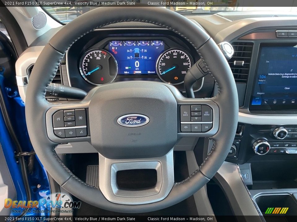 2021 Ford F150 XLT SuperCrew 4x4 Steering Wheel Photo #18