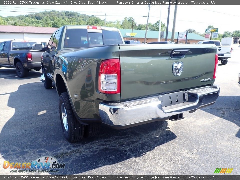 2021 Ram 3500 Tradesman Crew Cab 4x4 Olive Green Pearl / Black Photo #3