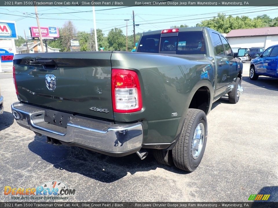 2021 Ram 3500 Tradesman Crew Cab 4x4 Olive Green Pearl / Black Photo #5
