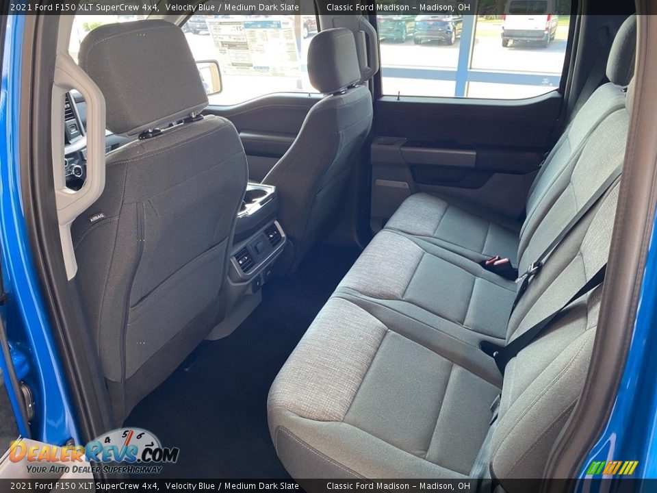 Rear Seat of 2021 Ford F150 XLT SuperCrew 4x4 Photo #22