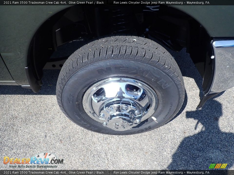 2021 Ram 3500 Tradesman Crew Cab 4x4 Olive Green Pearl / Black Photo #9