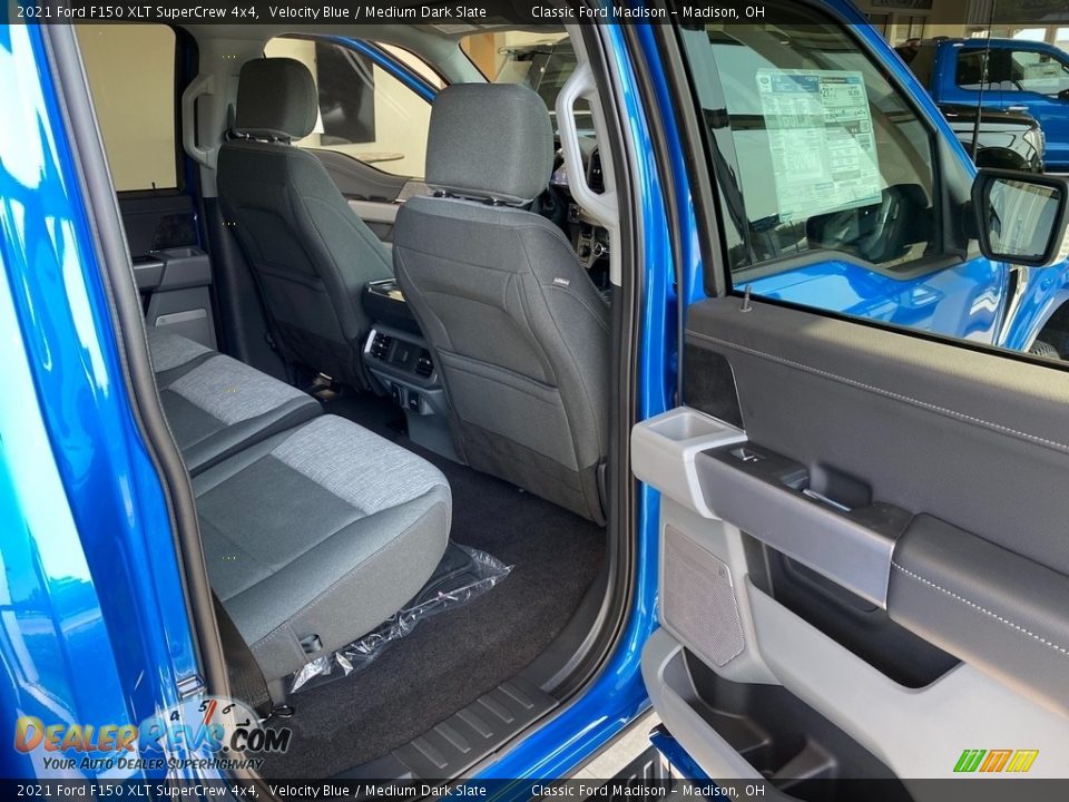Rear Seat of 2021 Ford F150 XLT SuperCrew 4x4 Photo #24