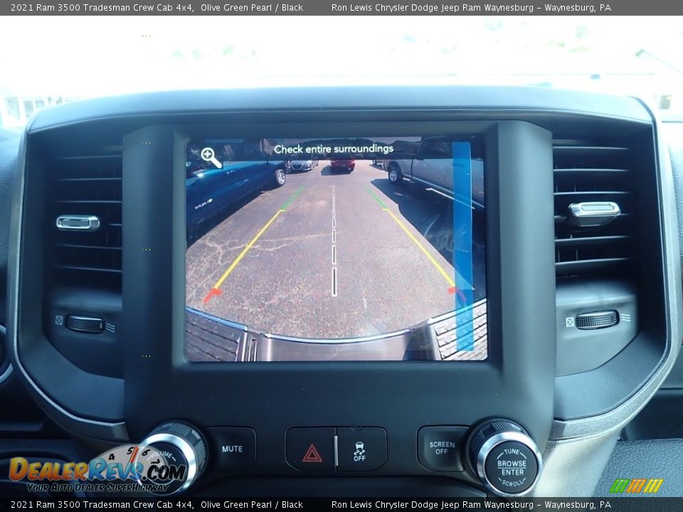 2021 Ram 3500 Tradesman Crew Cab 4x4 Olive Green Pearl / Black Photo #16