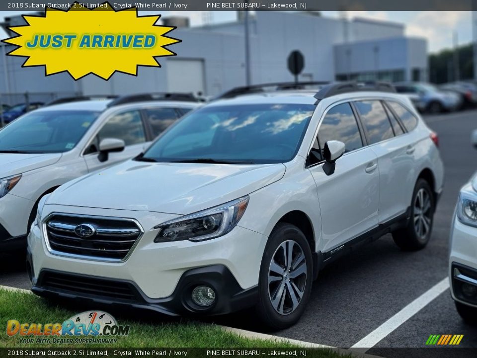 2018 Subaru Outback 2.5i Limited Crystal White Pearl / Ivory Photo #1