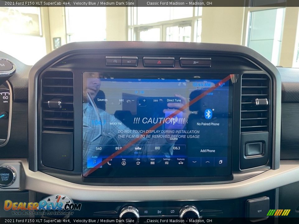 2021 Ford F150 XLT SuperCab 4x4 Velocity Blue / Medium Dark Slate Photo #20