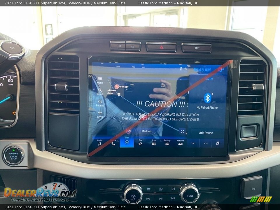2021 Ford F150 XLT SuperCab 4x4 Velocity Blue / Medium Dark Slate Photo #21