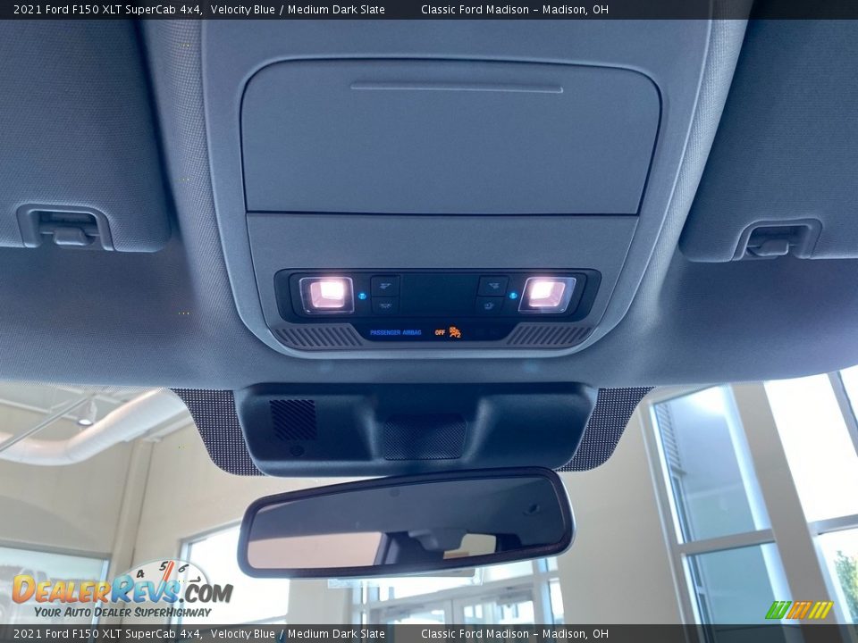 2021 Ford F150 XLT SuperCab 4x4 Velocity Blue / Medium Dark Slate Photo #22