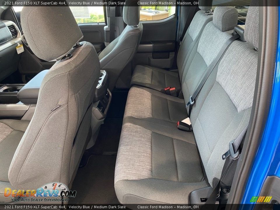 2021 Ford F150 XLT SuperCab 4x4 Velocity Blue / Medium Dark Slate Photo #24