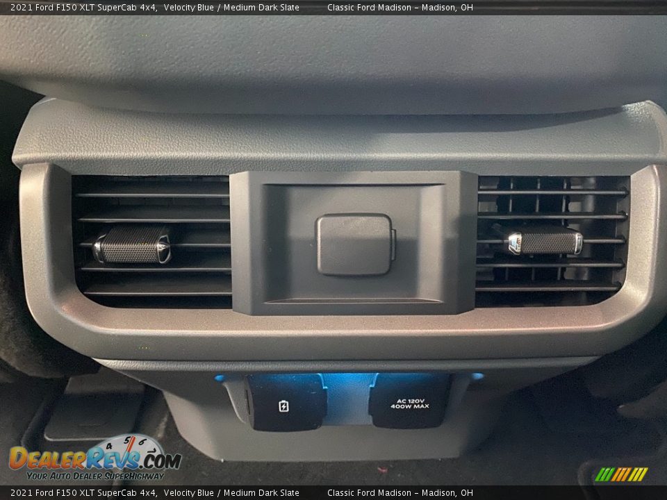 2021 Ford F150 XLT SuperCab 4x4 Velocity Blue / Medium Dark Slate Photo #25
