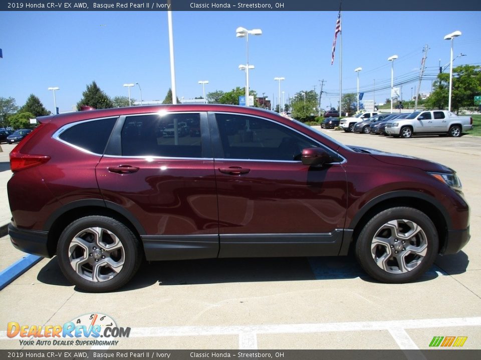 2019 Honda CR-V EX AWD Basque Red Pearl II / Ivory Photo #4