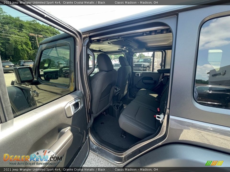 2021 Jeep Wrangler Unlimited Sport 4x4 Granite Crystal Metallic / Black Photo #7