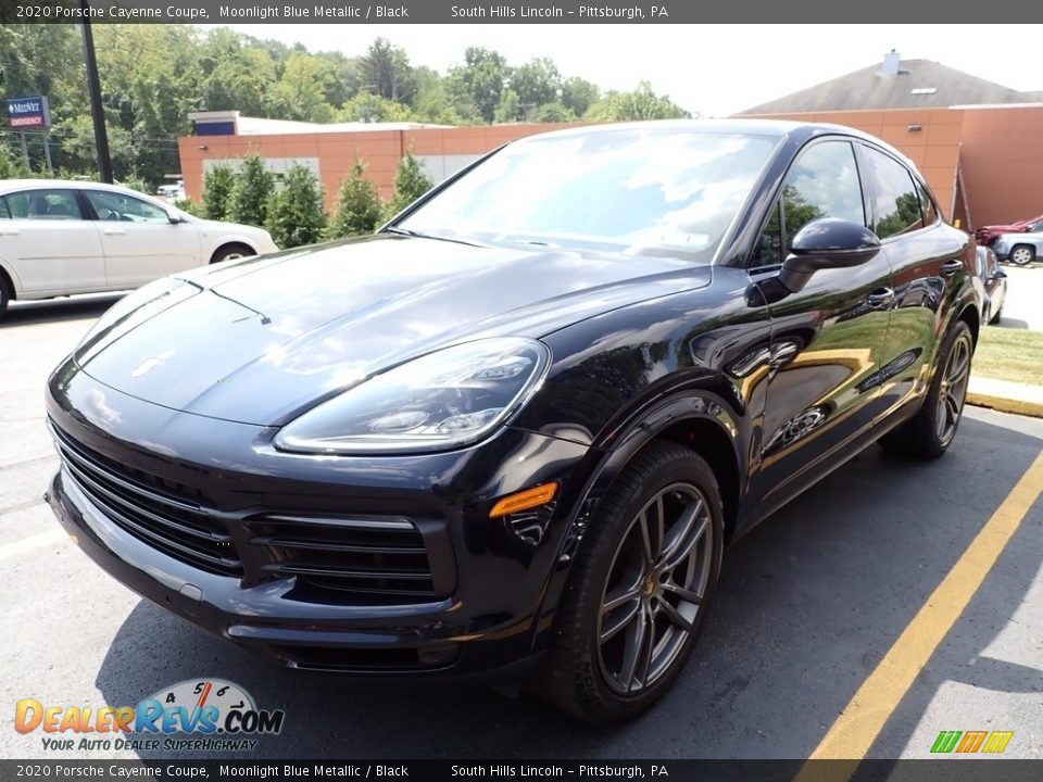 2020 Porsche Cayenne Coupe Moonlight Blue Metallic / Black Photo #1