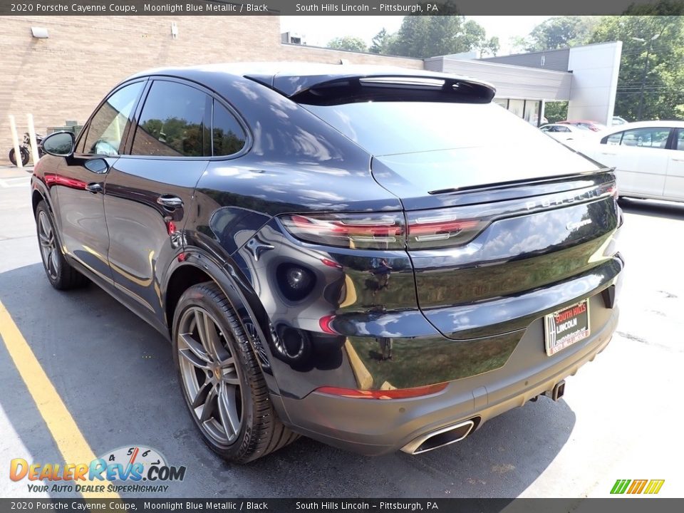 2020 Porsche Cayenne Coupe Moonlight Blue Metallic / Black Photo #2