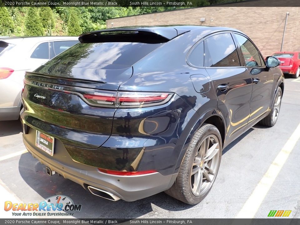 2020 Porsche Cayenne Coupe Moonlight Blue Metallic / Black Photo #4