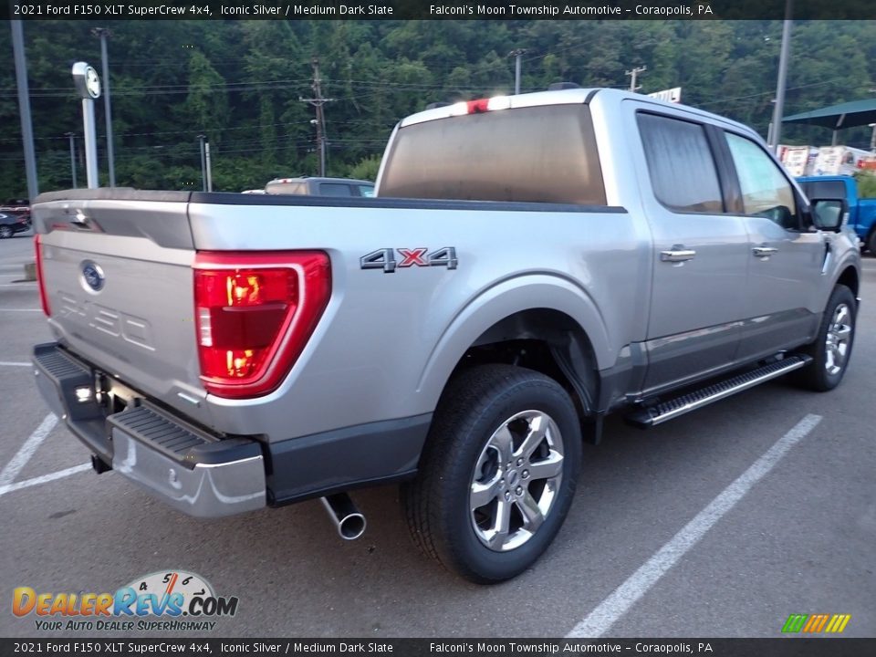 2021 Ford F150 XLT SuperCrew 4x4 Iconic Silver / Medium Dark Slate Photo #2