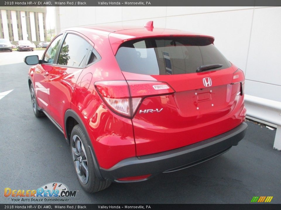 2018 Honda HR-V EX AWD Milano Red / Black Photo #3