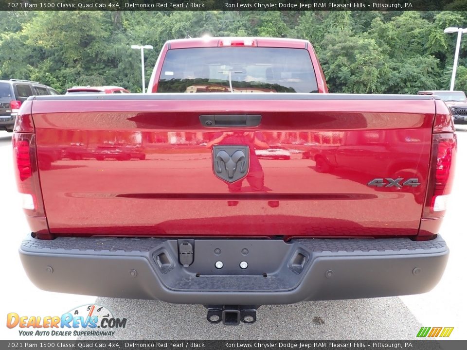 2021 Ram 1500 Classic Quad Cab 4x4 Delmonico Red Pearl / Black Photo #4