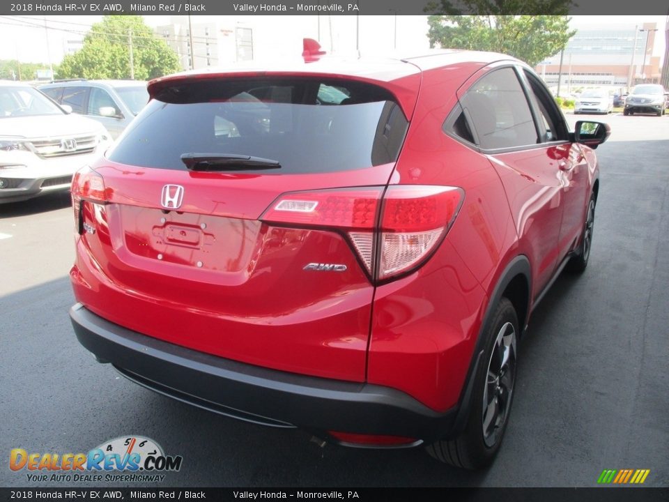 2018 Honda HR-V EX AWD Milano Red / Black Photo #5