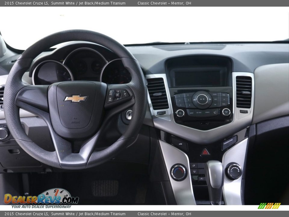 2015 Chevrolet Cruze LS Summit White / Jet Black/Medium Titanium Photo #6