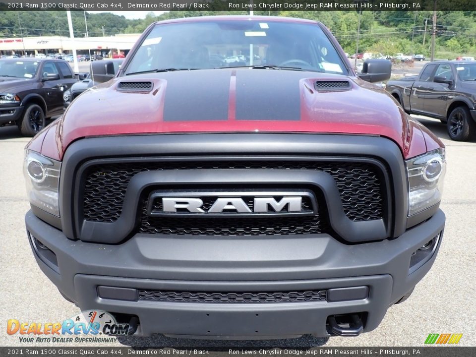 2021 Ram 1500 Classic Quad Cab 4x4 Delmonico Red Pearl / Black Photo #8