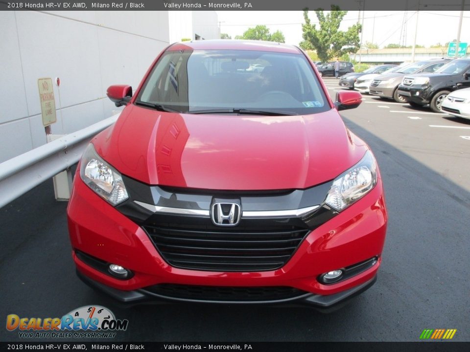 2018 Honda HR-V EX AWD Milano Red / Black Photo #9