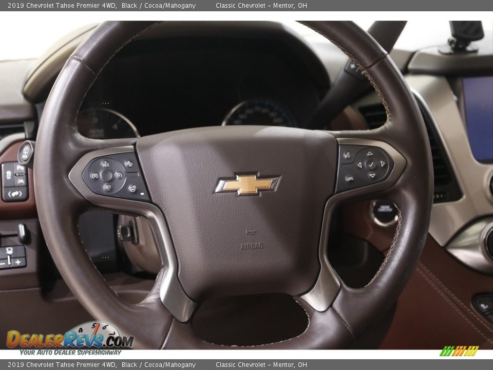 2019 Chevrolet Tahoe Premier 4WD Black / Cocoa/Mahogany Photo #8