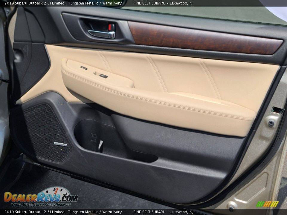 2019 Subaru Outback 2.5i Limited Tungsten Metallic / Warm Ivory Photo #26