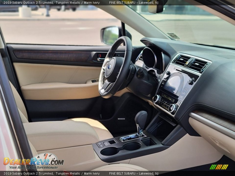 2019 Subaru Outback 2.5i Limited Tungsten Metallic / Warm Ivory Photo #27