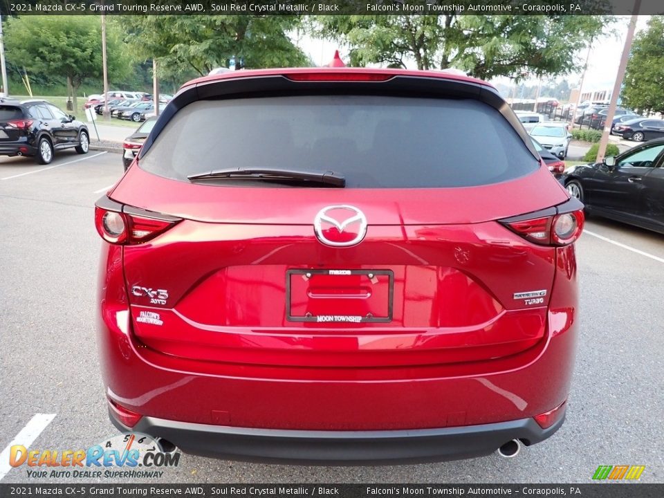2021 Mazda CX-5 Grand Touring Reserve AWD Soul Red Crystal Metallic / Black Photo #3