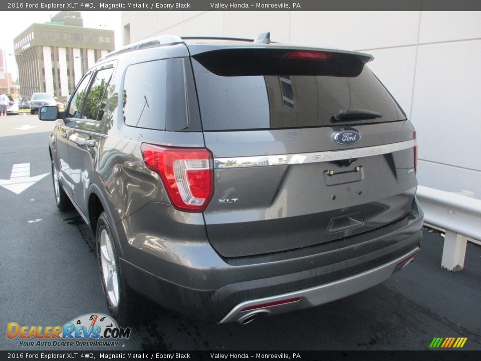 2016 Ford Explorer XLT 4WD Magnetic Metallic / Ebony Black Photo #3