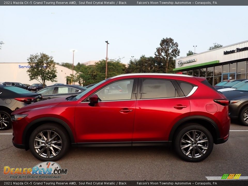 2021 Mazda CX-5 Grand Touring Reserve AWD Soul Red Crystal Metallic / Black Photo #6