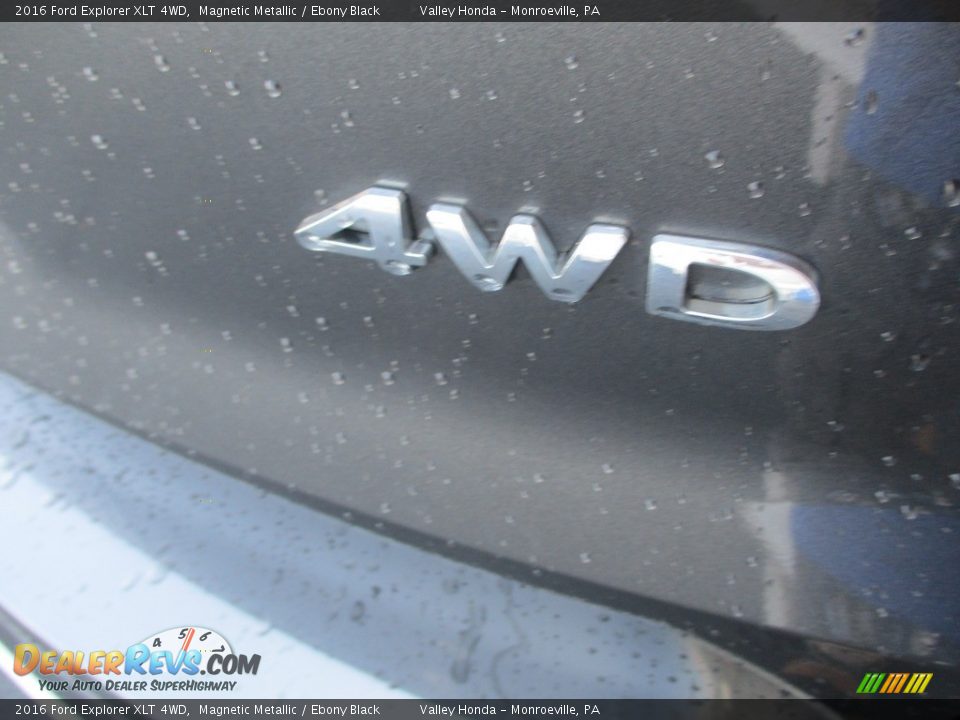 2016 Ford Explorer XLT 4WD Magnetic Metallic / Ebony Black Photo #6