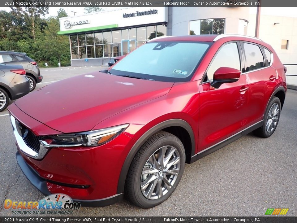 2021 Mazda CX-5 Grand Touring Reserve AWD Soul Red Crystal Metallic / Black Photo #7