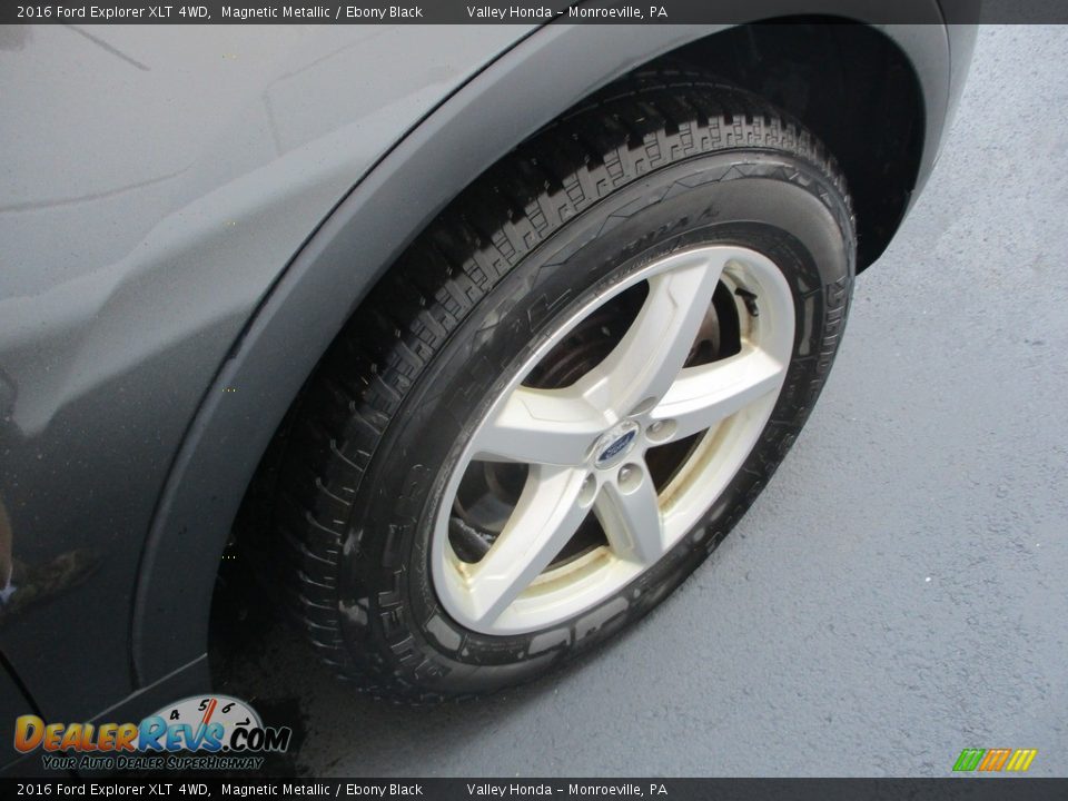 2016 Ford Explorer XLT 4WD Magnetic Metallic / Ebony Black Photo #7