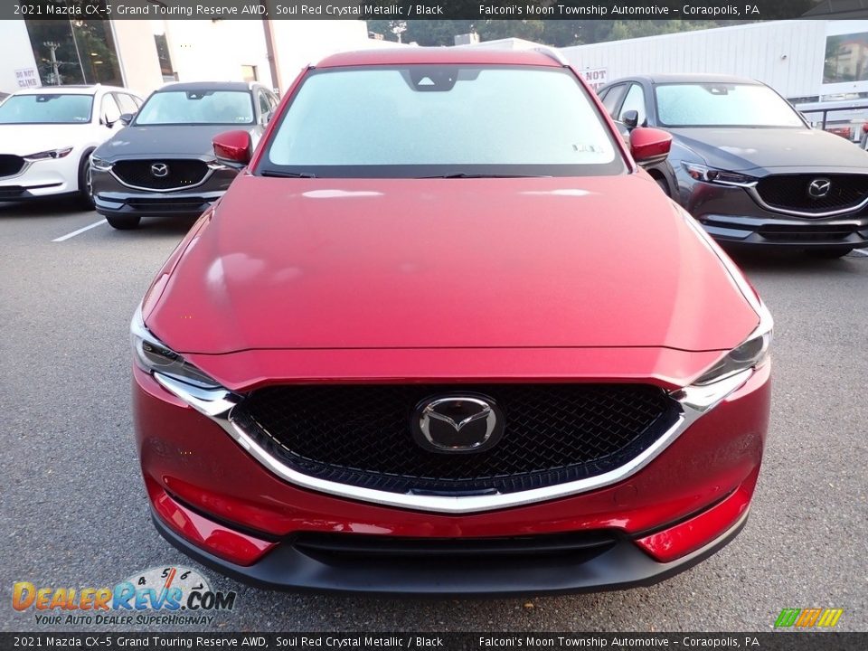2021 Mazda CX-5 Grand Touring Reserve AWD Soul Red Crystal Metallic / Black Photo #8