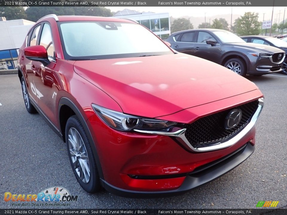 2021 Mazda CX-5 Grand Touring Reserve AWD Soul Red Crystal Metallic / Black Photo #9