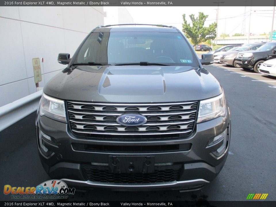 2016 Ford Explorer XLT 4WD Magnetic Metallic / Ebony Black Photo #9